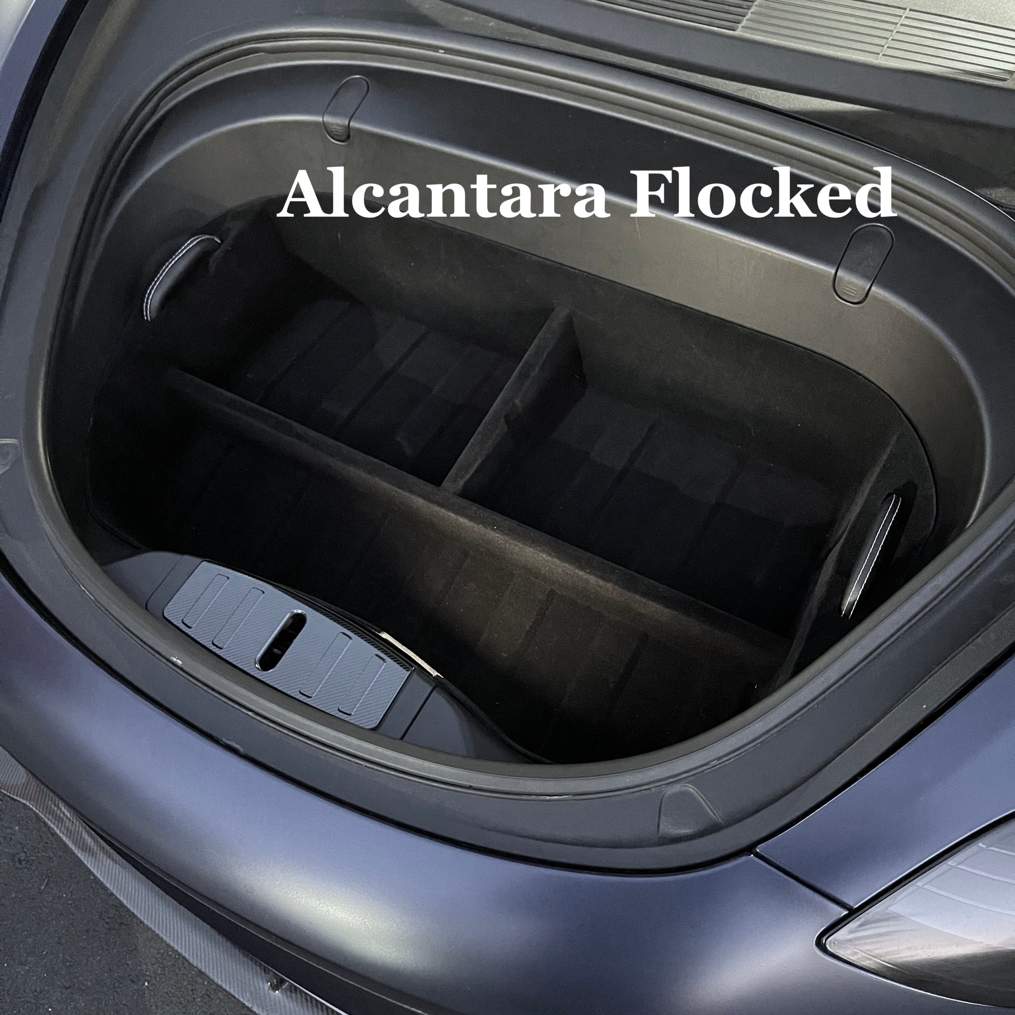 2017-2020 | Model 3 Frunk Organizer (Front Trunk) Gen 2. - Plain or Alcantara