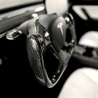 Model 3 & Y Yoke Style Steering Wheel - Full Carbon Fiber, Non Heated Only