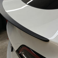 Model Y Performance Spoiler - Real Molded Carbon Fiber