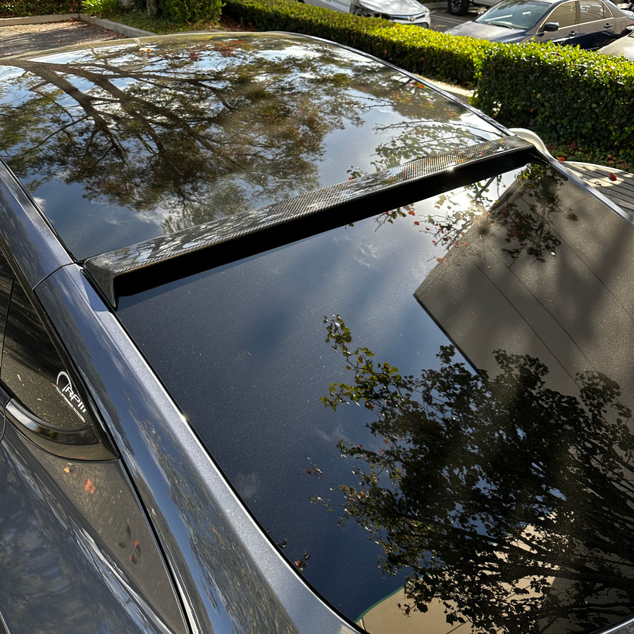 Rear Window Roof Spoiler (Fits: Tesla Model Y all years) Unpainted