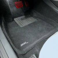 Model Y MAXpider 3D ELEGANT Carpet Floor Mats "Soft Carpet Covered" Row 1 & 2 (3 Pieces)