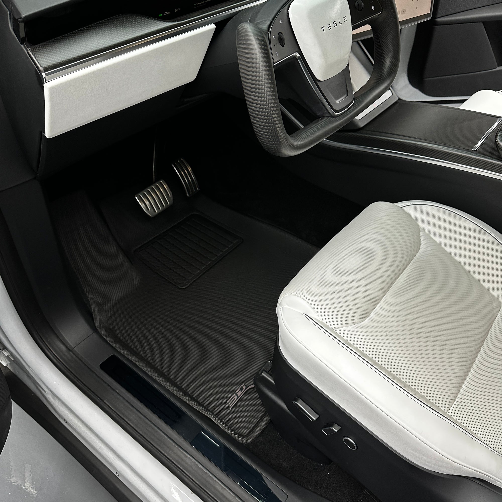 2022+ | Model X 6 Seater - 3D MAXpider KAGU Floor &amp; Cargo Mats - Row 1, 2, &amp; 3 and Trunk/Frunk