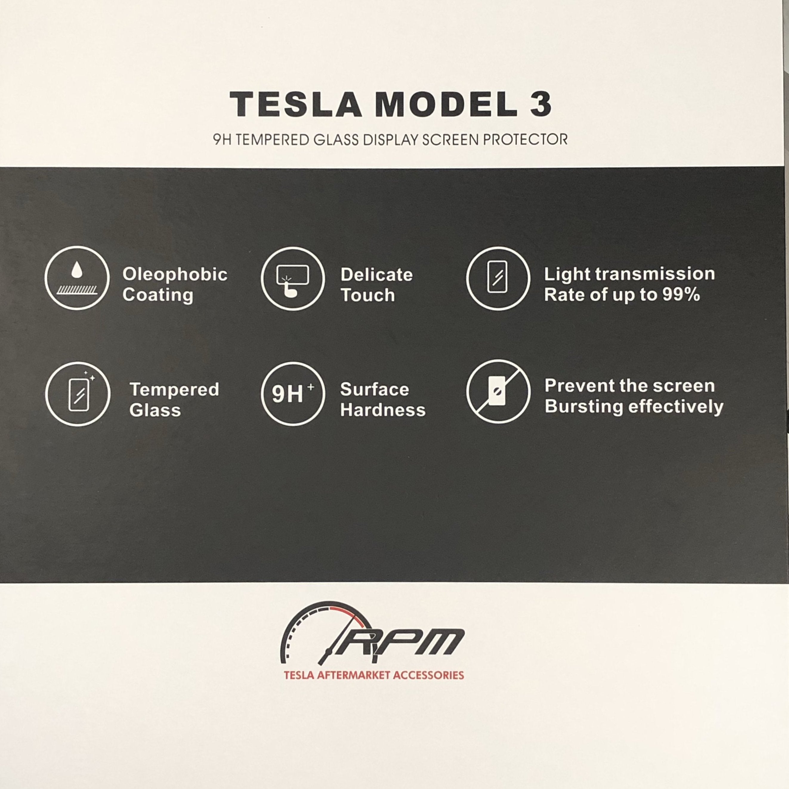 Model 3 & Y Display Protector 9H Glass – RPM TESLA Aftermarket Accessories