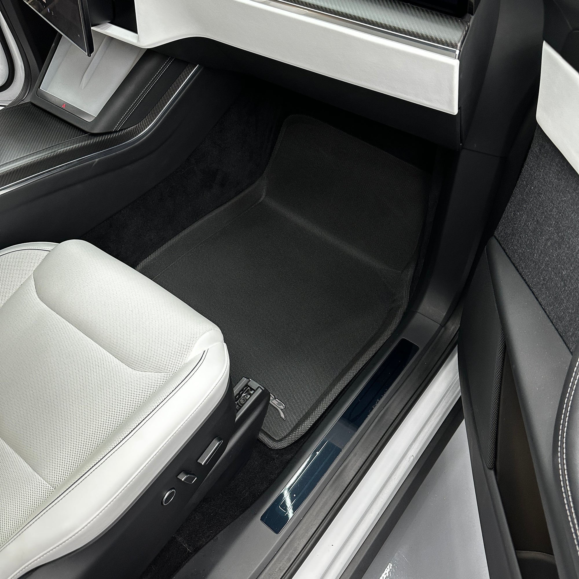 2022+ | Model X 6 Seater - 3D MAXpider KAGU Floor &amp; Cargo Mats - Row 1, 2, &amp; 3 and Trunk/Frunk