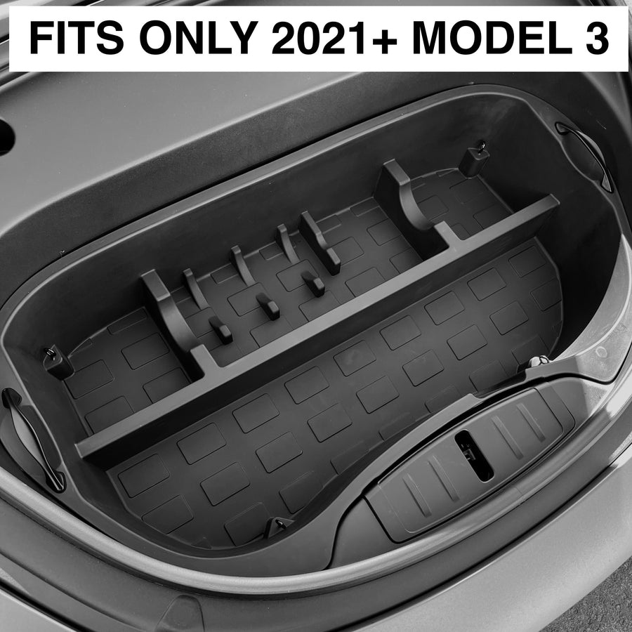 2021+ | Model 3 Front Trunk Organizer Gen. 2 - With Net