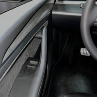 Model 3 & Y Alcantara Front Door Dashboard Extension Panel Replacement Kit (2 Pieces)