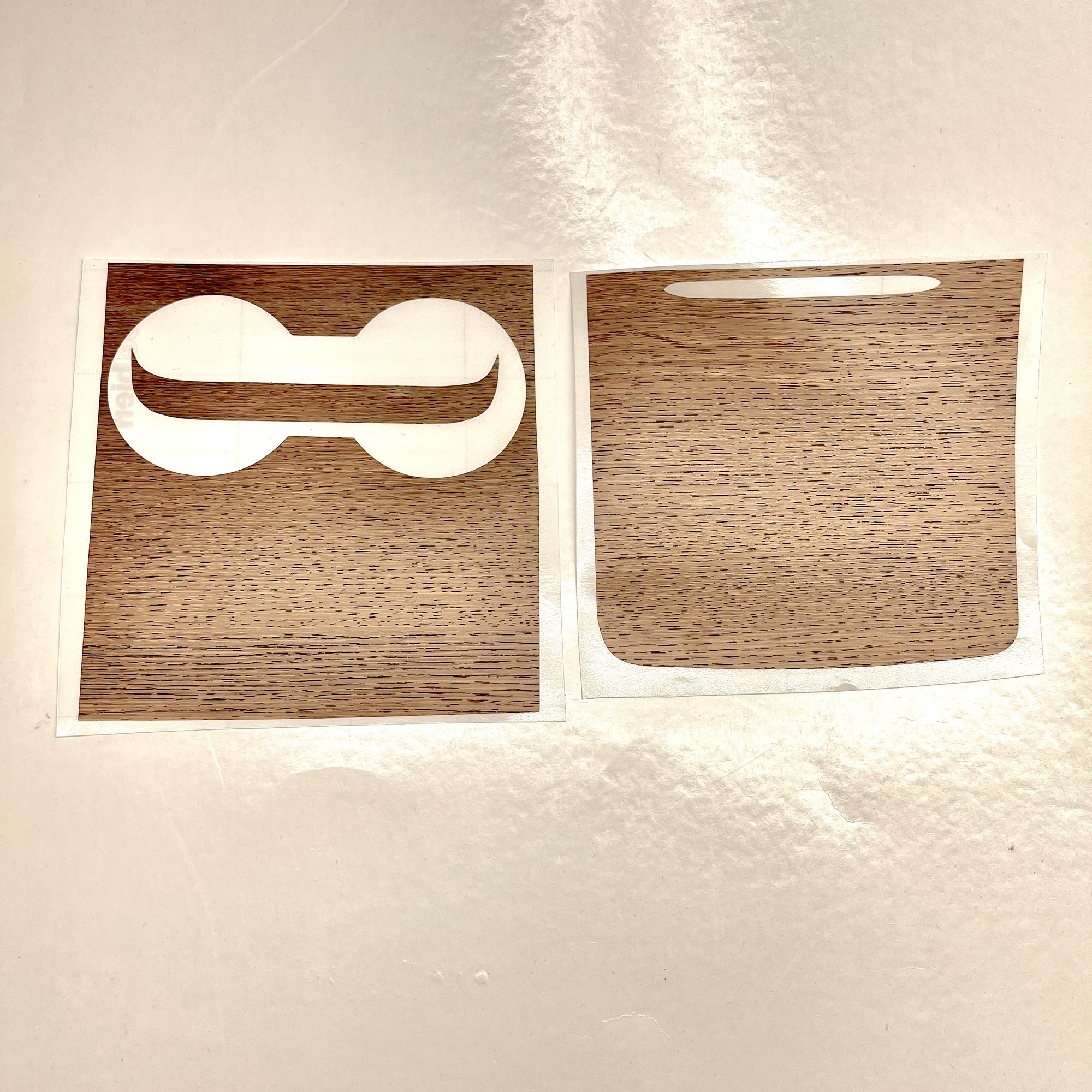 2021* | Model 3 &amp; Y Center Console Wraps (Gen. 2) - Vinyl Wood