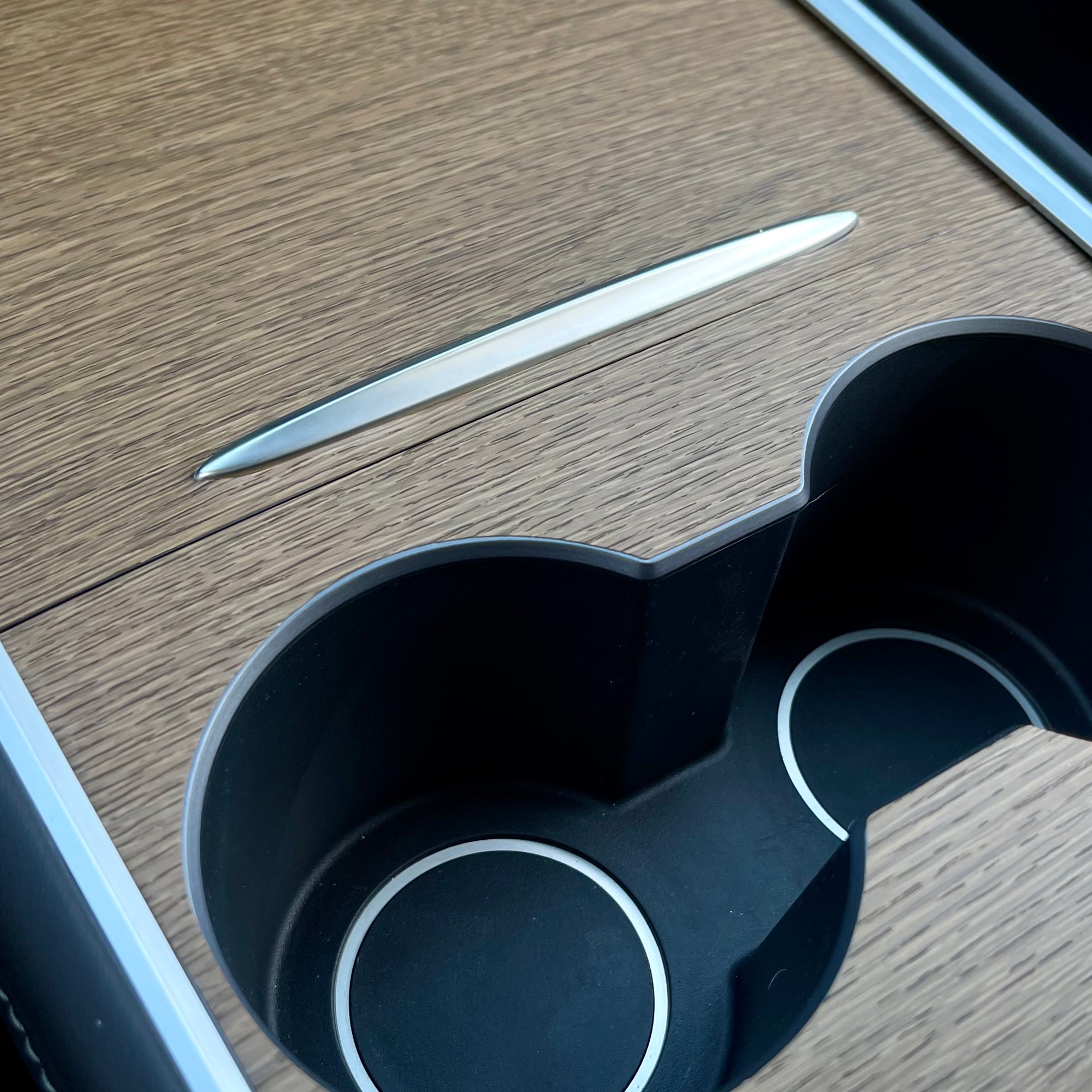 2021* | Model 3 &amp; Y Center Console Wraps (Gen. 2) - Vinyl Wood