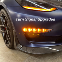 Model 3 & Y LED Fog Light Upgrade with Turn Signals (1 Pair) - Fits Performance, LR & Standard Range