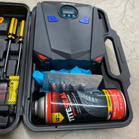 Flat Tire Repair Kit - Comes with Tool Kit & Compressor