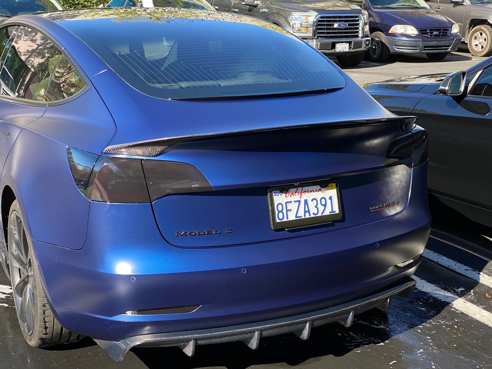 2017-2023 | Model 3 Razzo Spoiler - Real Molded Carbon Fiber
