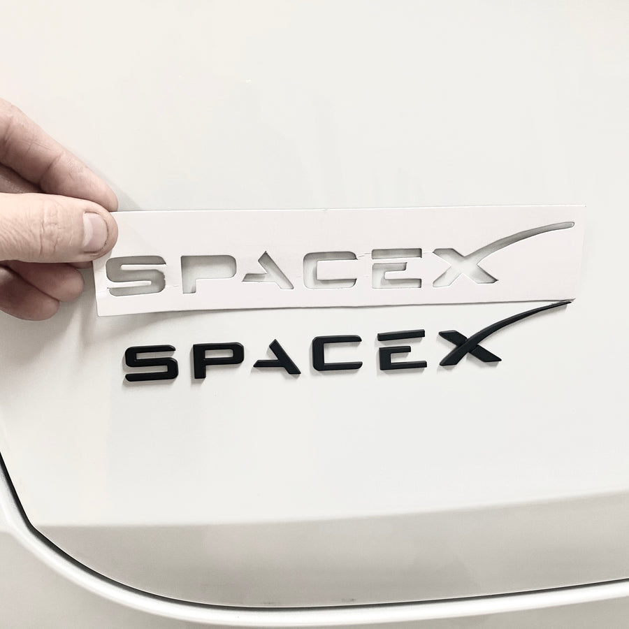 SPACE X Trunk Emblem & NASA DECAL