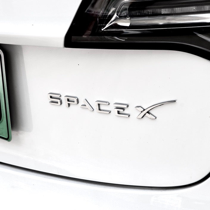 SPACE X Trunk Emblem &amp; NASA DECAL