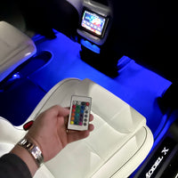 2021+ | Model S & X Backseat RGB LED Lighting Upgrade Kit (4 Lights & IR Remote)