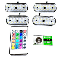 2021+ | Model S & X Backseat RGB LED Lighting Upgrade Kit (4 Lights & IR Remote)