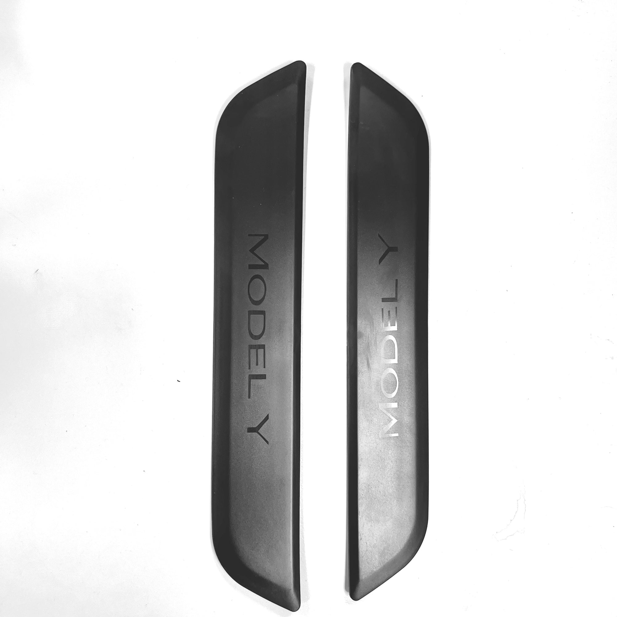 2020+ | Model Y Back Door Sill Covers (1 Pair) - Black Plastic