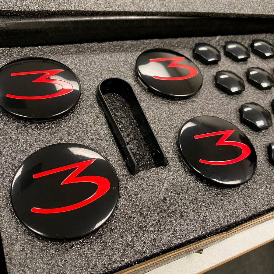 Model S3Y Center Caps & Lug Nut Covers