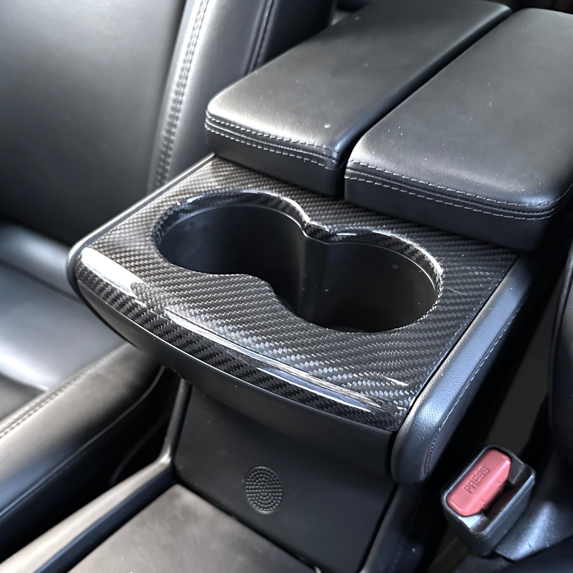 2012-2021 | Model S &amp; X Dashboard &amp; Center Console Upgrade (7 Piece Kit) - Real Molded Carbon Fiber - Goodbye Wood
