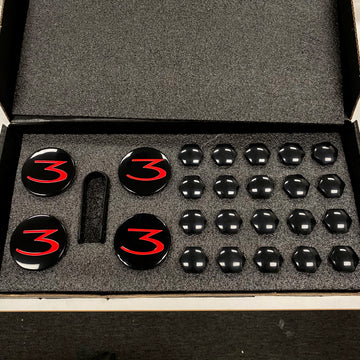 Model S3Y Center Caps & Lug Nut Covers