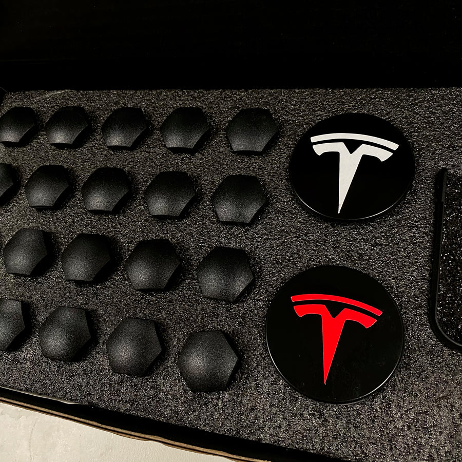 Model 3 , Y, & S - Center Caps & Lug Nut Covers