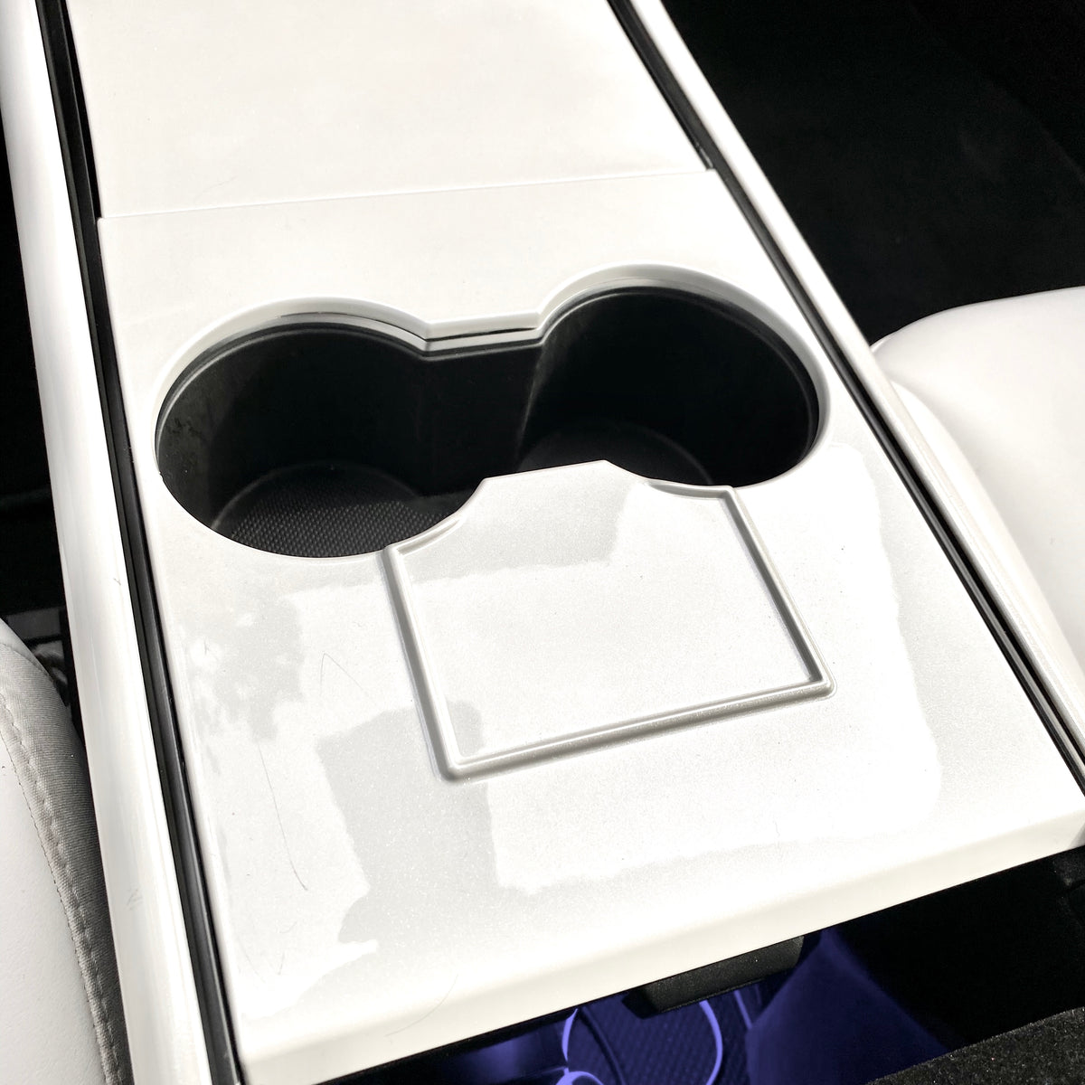 Console Box Cap Model 3 & Y Center Console Cap ABS (Gen. 1) - White Pearl Painted – RPM ...