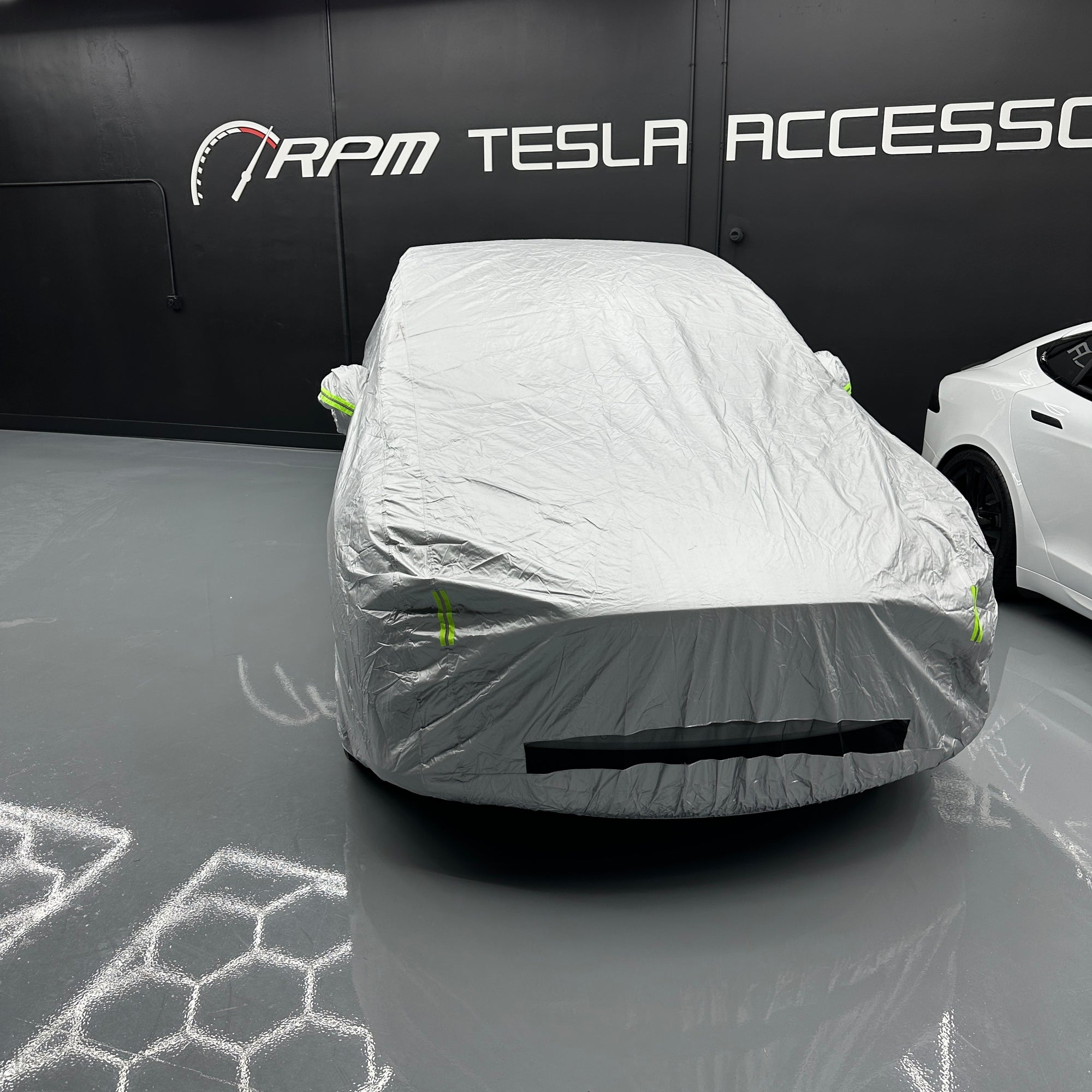 Model X Car Cover - Weatherproof Indoor &amp; Outdoor - Charging Port / Driver Door Access