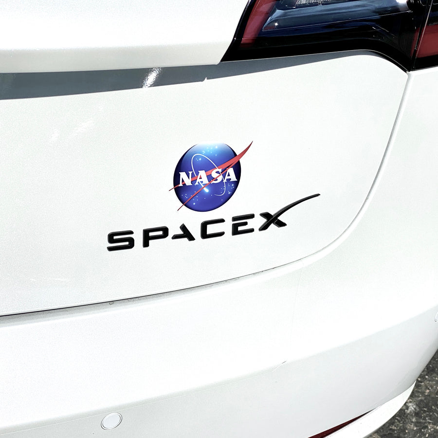 SPACE X Trunk Emblem & NASA DECAL