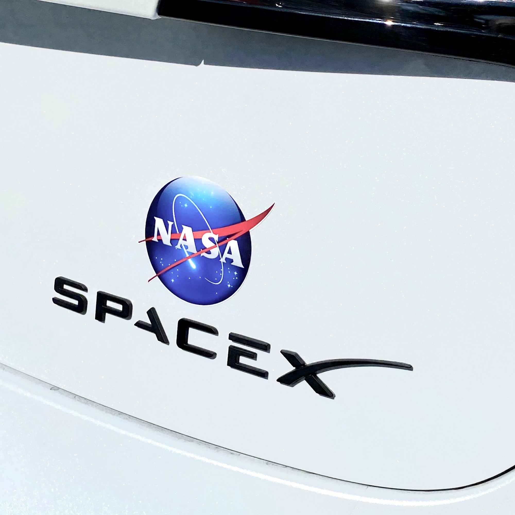 SPACE X Trunk Emblem &amp; NASA DECAL