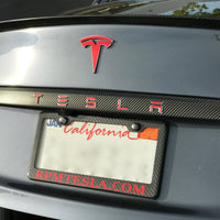 Model S & X Tailgate Applique TESLA Letters