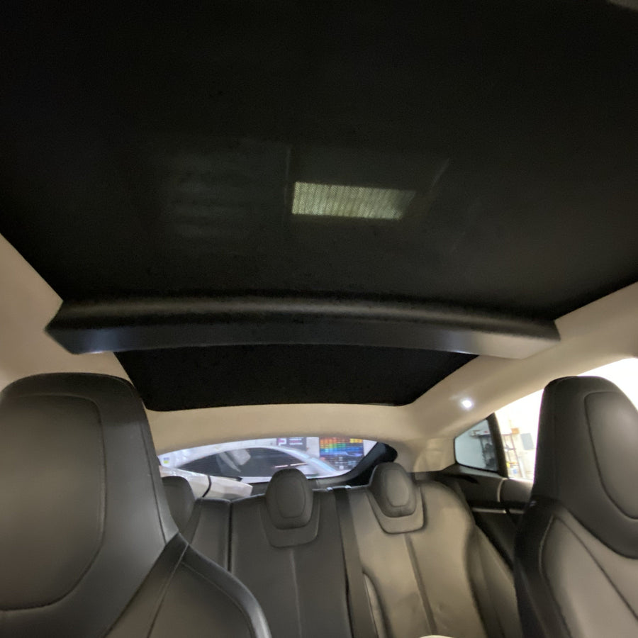 2012-2016 | Model S Sunroof Sunshade for Opening Sunroofs Only (2 Pieces) - (Free Ground U.S. Shipping)