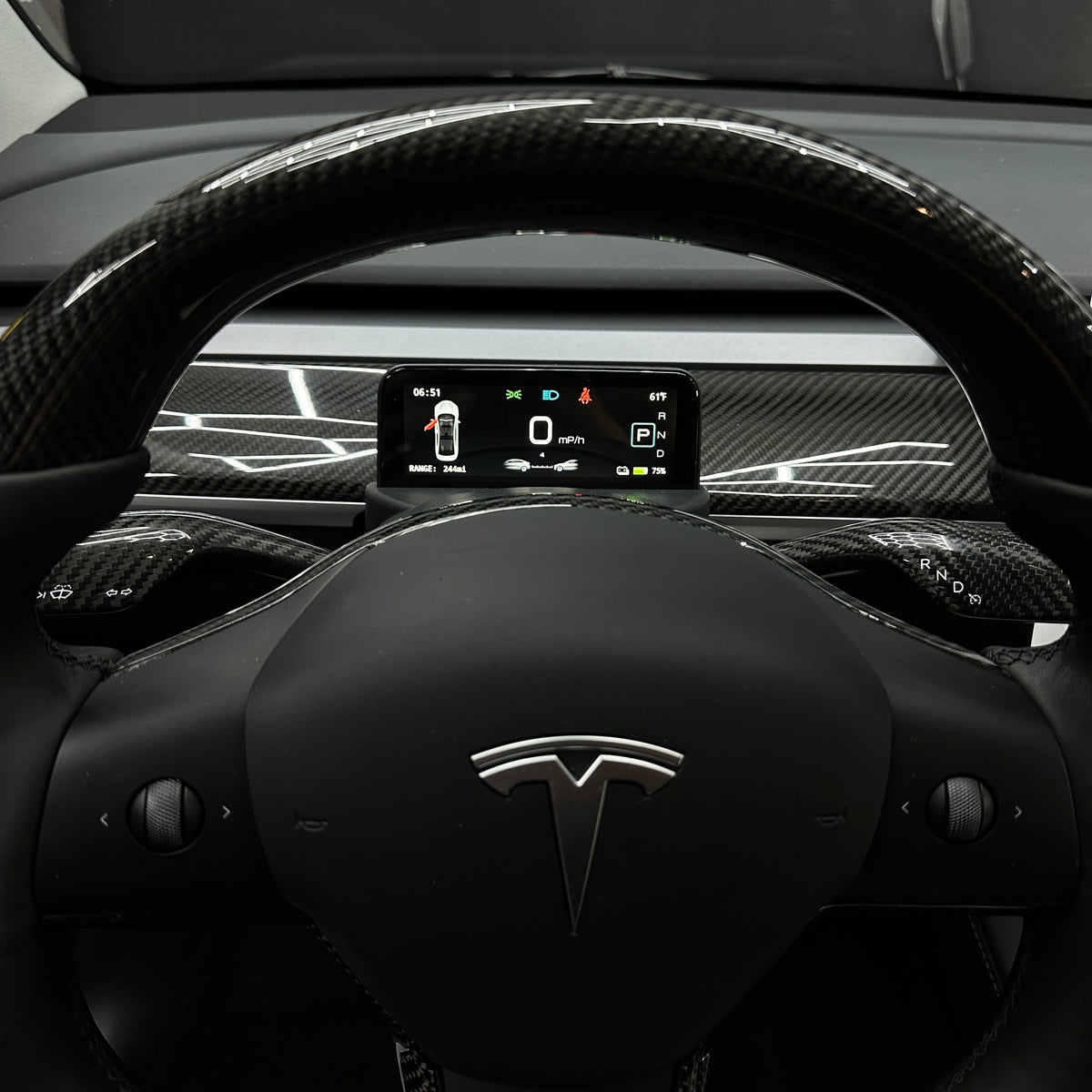 Tesla Instrument 2017-2023 | Model 3 & Y Steering Column Instrument Cluster Display Gen ...
