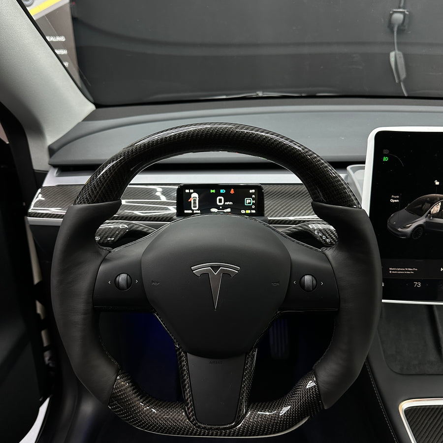 Model 3 & Y Steering Column Instrument Cluster Display