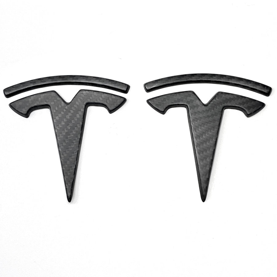 Model 3 ABS Plastic T Logo Caps (4 pieces) Front & Rear - Variety*