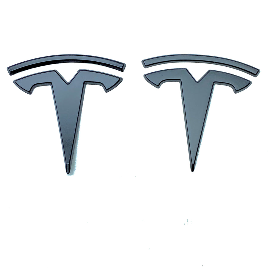 Model 3 ABS Plastic T Logo Caps (4 pieces) Front & Rear - Variety*