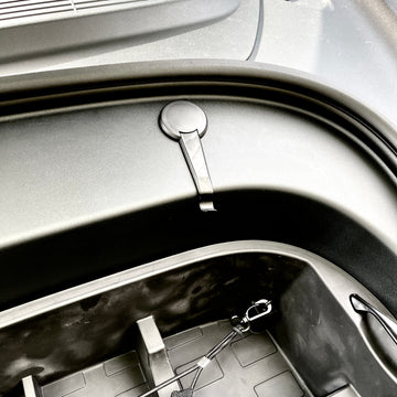 2021 + | Model 3 Frunk Hole Caps with Hooks (4 Pieces)