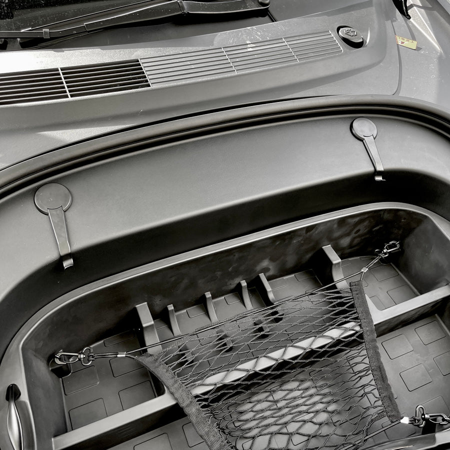 2021 + | Model 3 Frunk Hole Caps with Hooks (4 Pieces)
