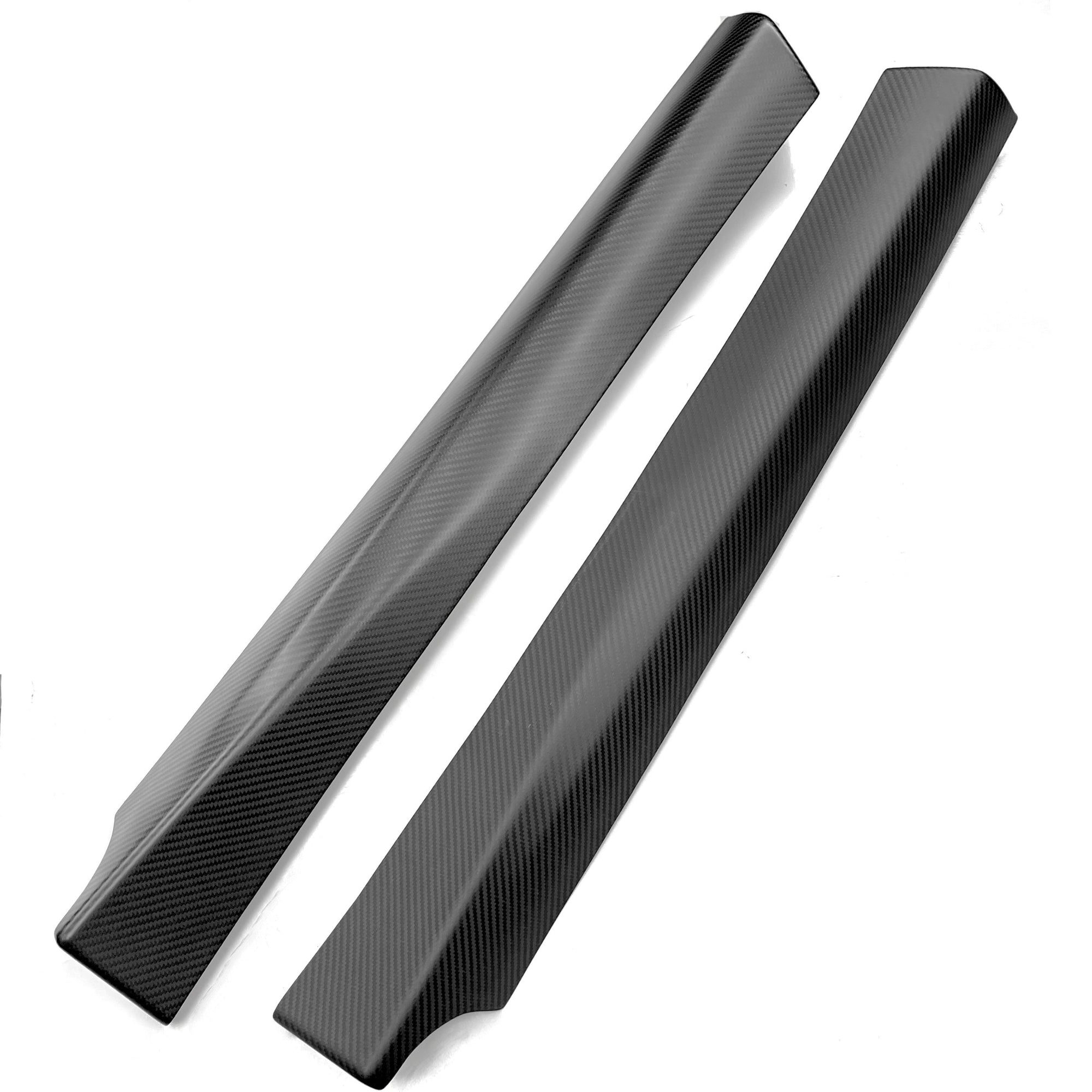 2017-2020 | Model 3 Front Door Panel Overlays (1 Pair) - Real Molded Carbon Fiber