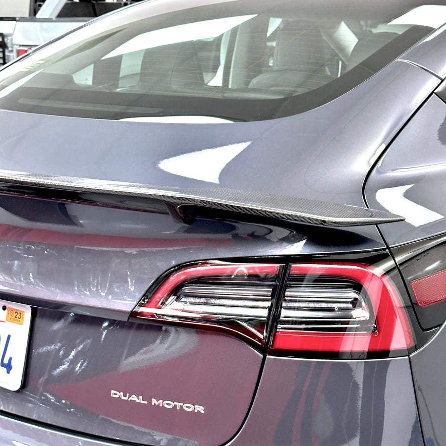 Model 3 Carbon Fiber Spoiler/ Blade ($229 w/ 20% OFF) – RPM TESLA ...