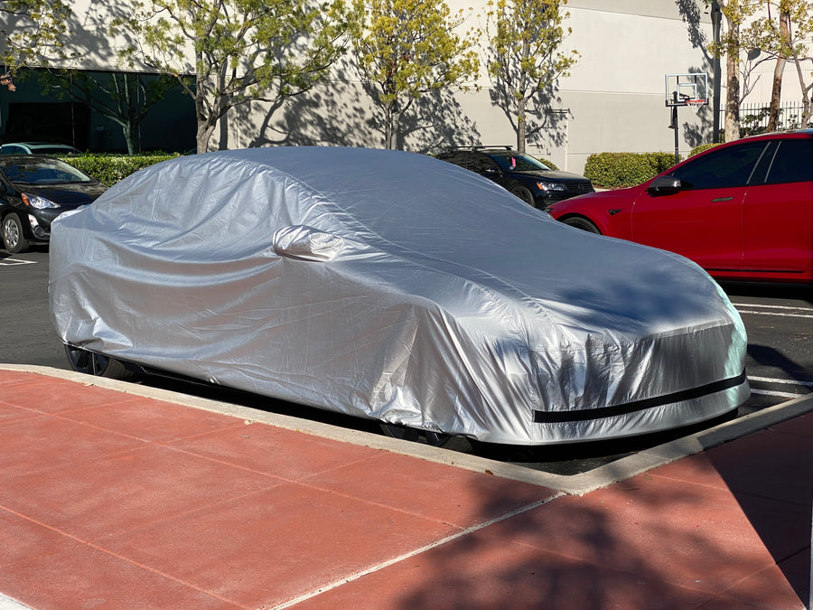 Model 3 Car Cover - Indoor/Outdoor Weatherproof - $69 with 40% OFF