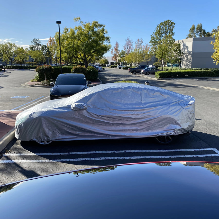 Model 3 Car Cover - Indoor/Outdoor Weatherproof - $69 with 40% OFF