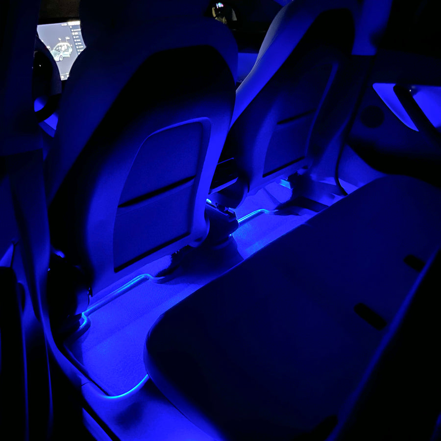 Model 3 & Y* Backseat Adjustable Footwell Lighting Upgrade Kit (1 Pair)
