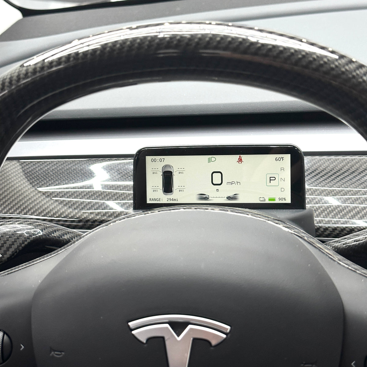 Tesla Instrument 2017-2023 | Model 3 & Y Steering Column Instrument Cluster Display Gen ...