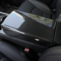Model 3 & Y Armrest Overlay - Real Molded Carbon Fiber
