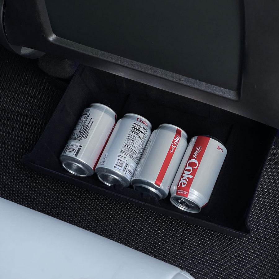 Model Y Under Seat Sliding Storage Tray Open Top