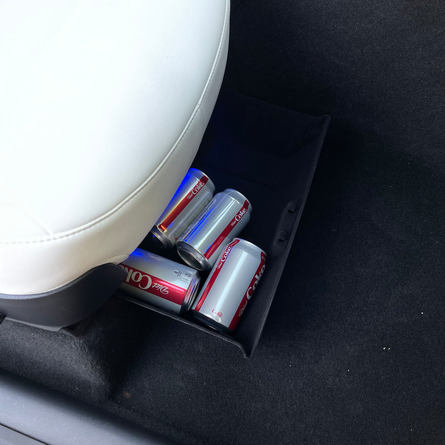 Model Y Under Seat Sliding Storage Tray Open Top