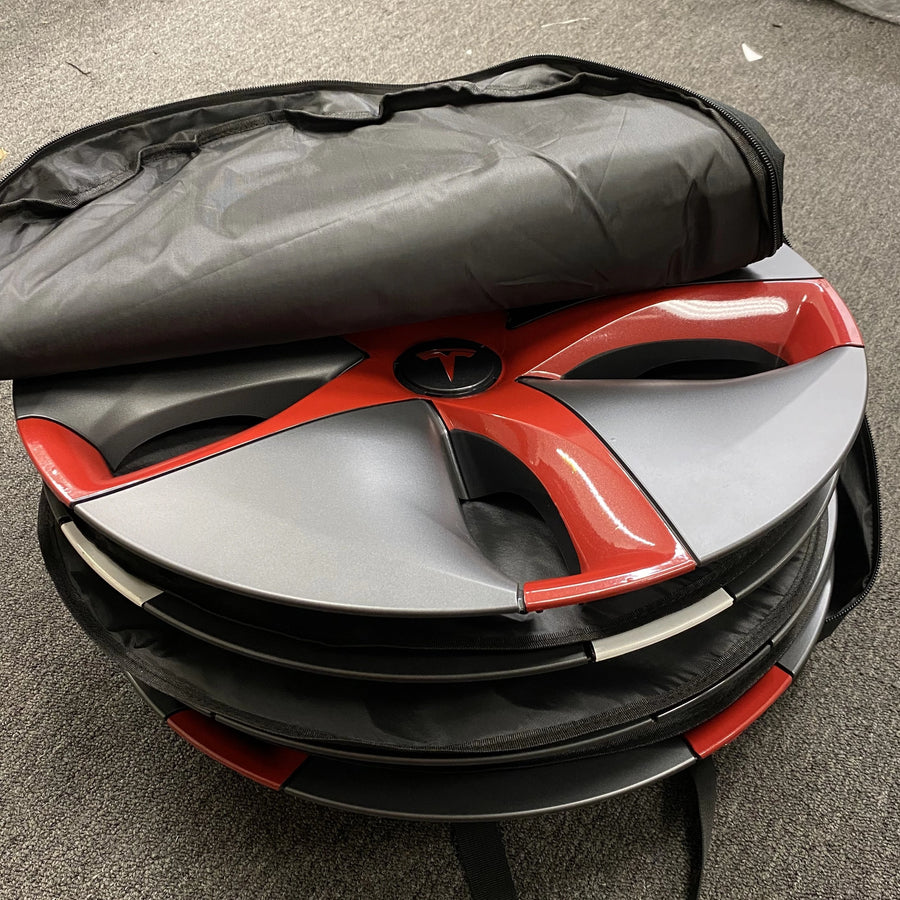 Tesla Model 3 & Y Hubcap Storage Bag - (Fits Y - 19 Gemini & 3 Aero 1
