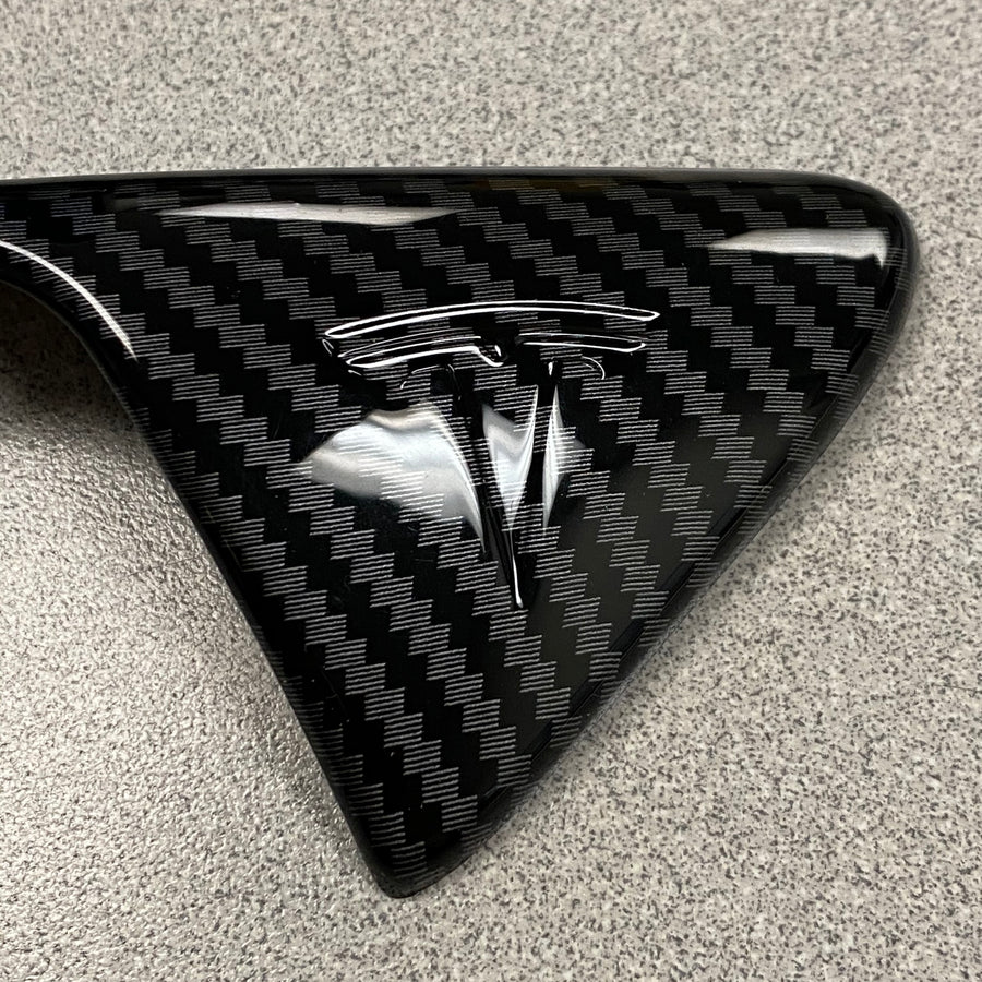 Turn Signal Caps (Gen. 2) - Hydro Carbon Fiber Coated (1 Pair)