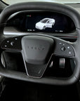 2021-2023 | Model S & X Leather Yoke D-Round Steering Wheel