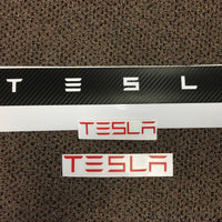 Model S & X Tailgate Applique TESLA Letters