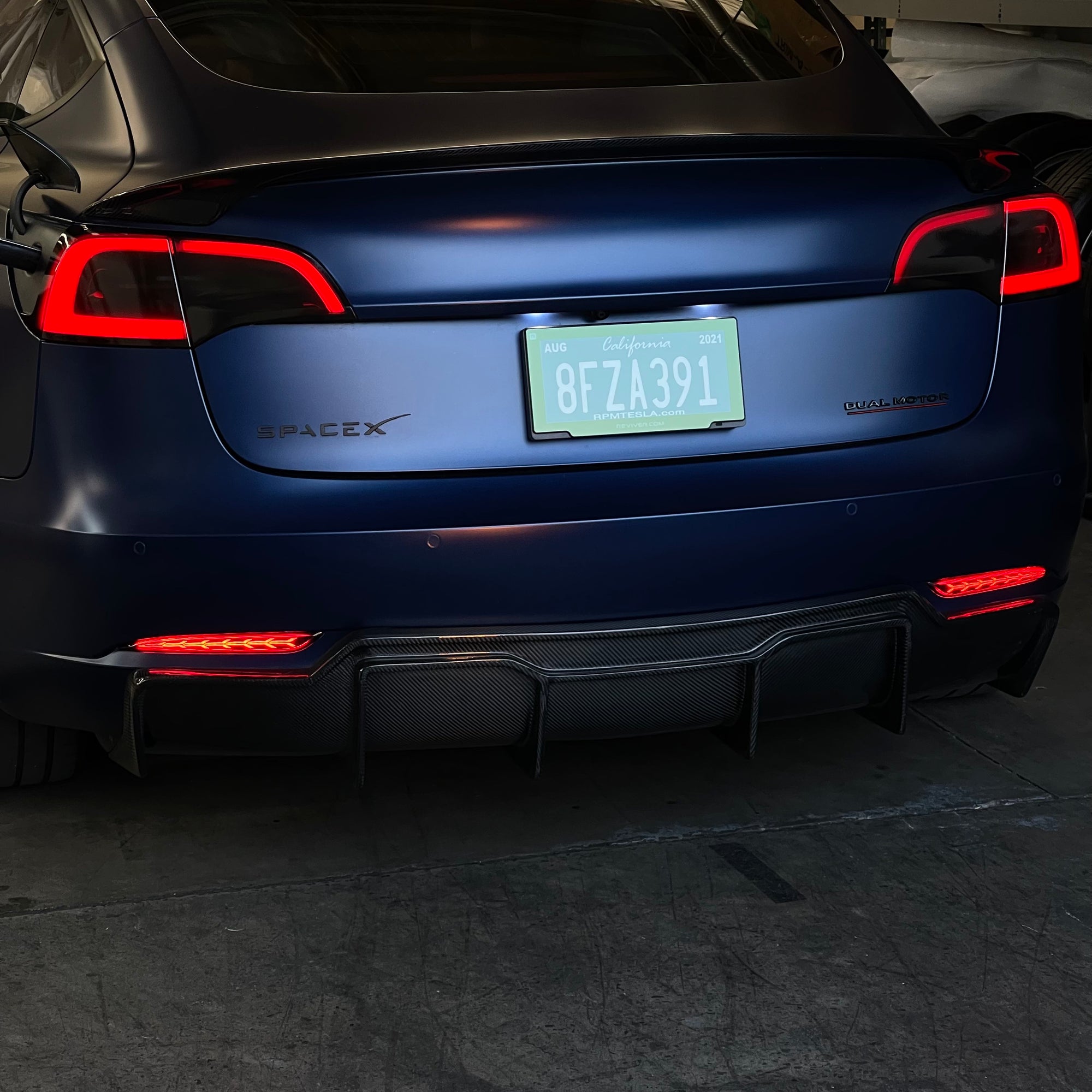 Model 3 Knight-Rider Rear Bumper Reflector LED Upgrade (1 pair) - 4 Styles